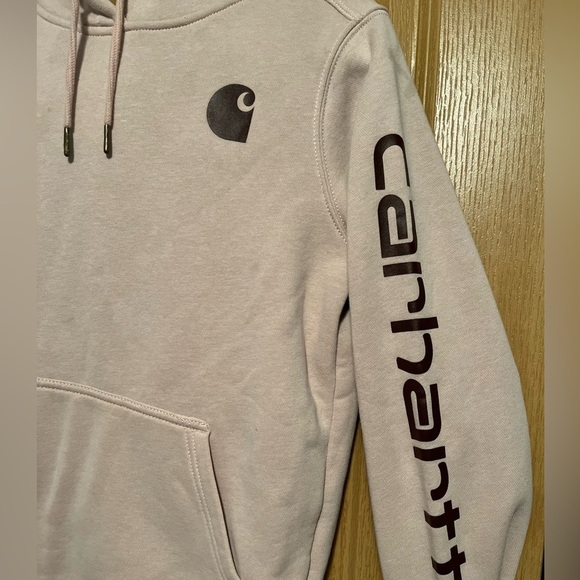 Carhartt Relaxed Fit Hooded Sweatshirt Light Pink - Picture 3 of 10